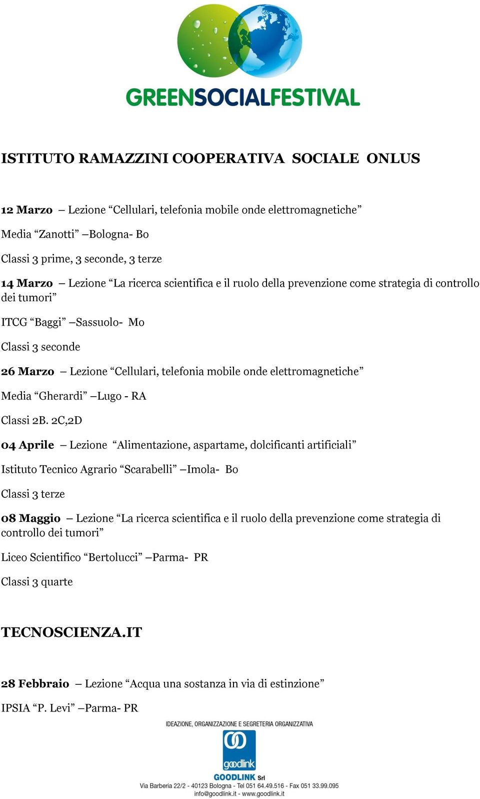 Media Gherardi Lugo - RA Classi 2B.