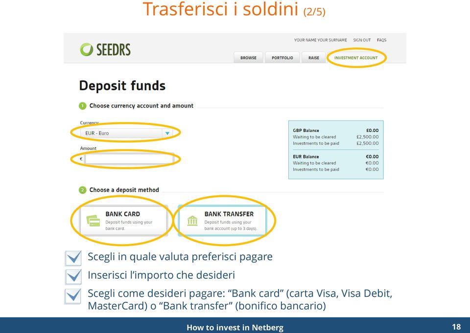 come desideri pagare: Bank card (carta Visa, Visa Debit,