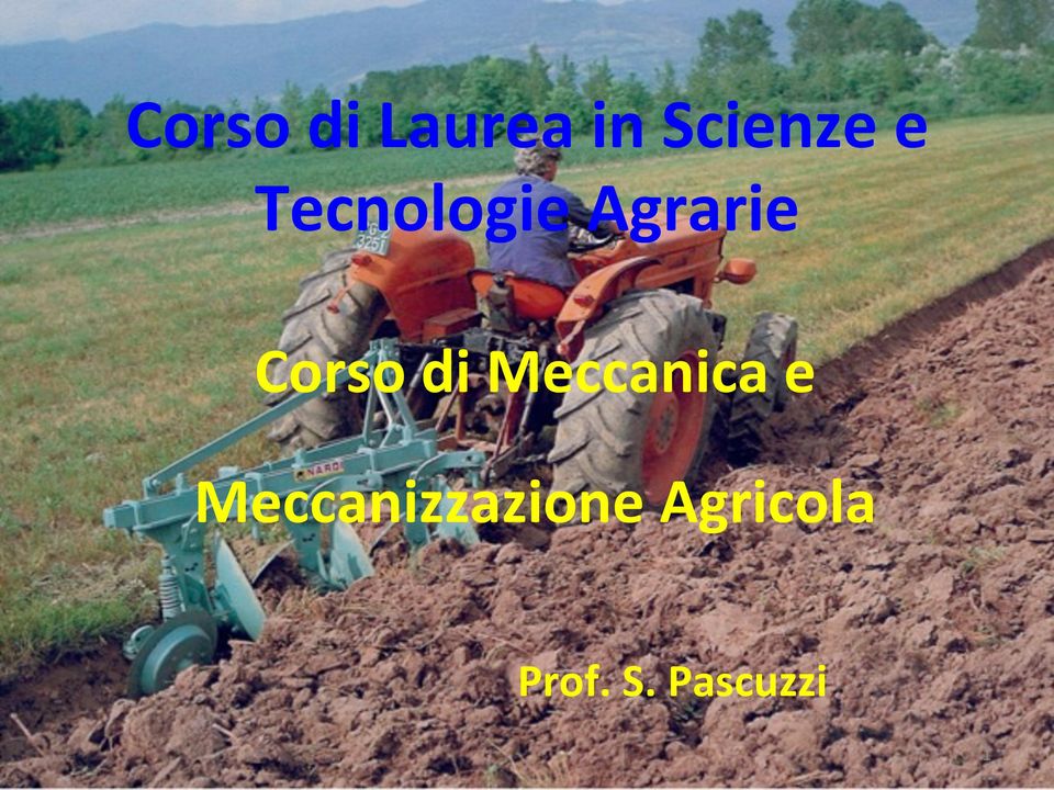 Meccanica e Meccanizzazione