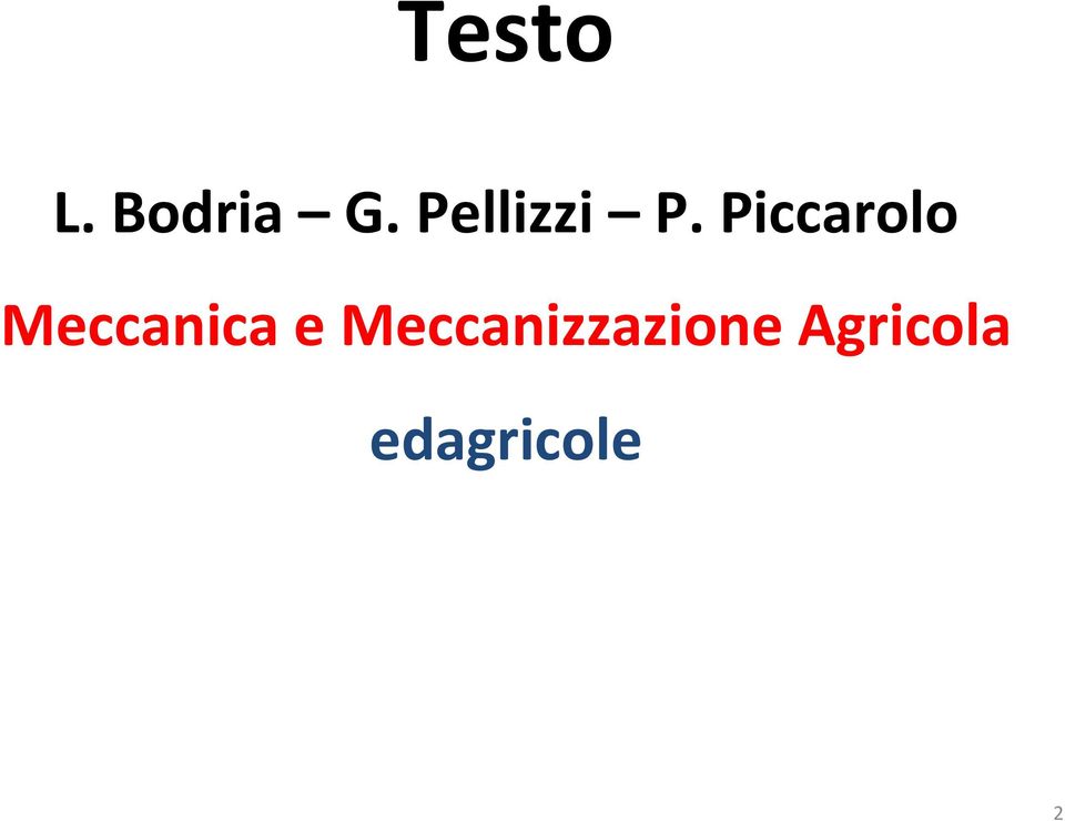 Piccarolo Meccanica e