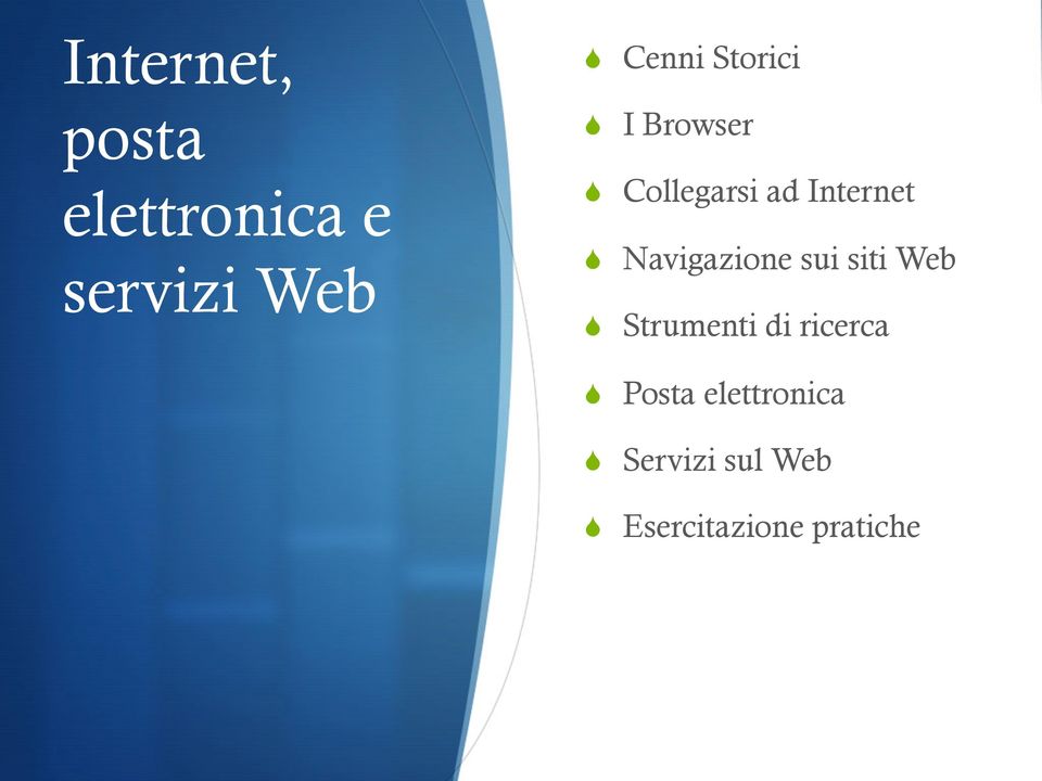 Navigazione sui siti Web S Strumenti di ricerca S