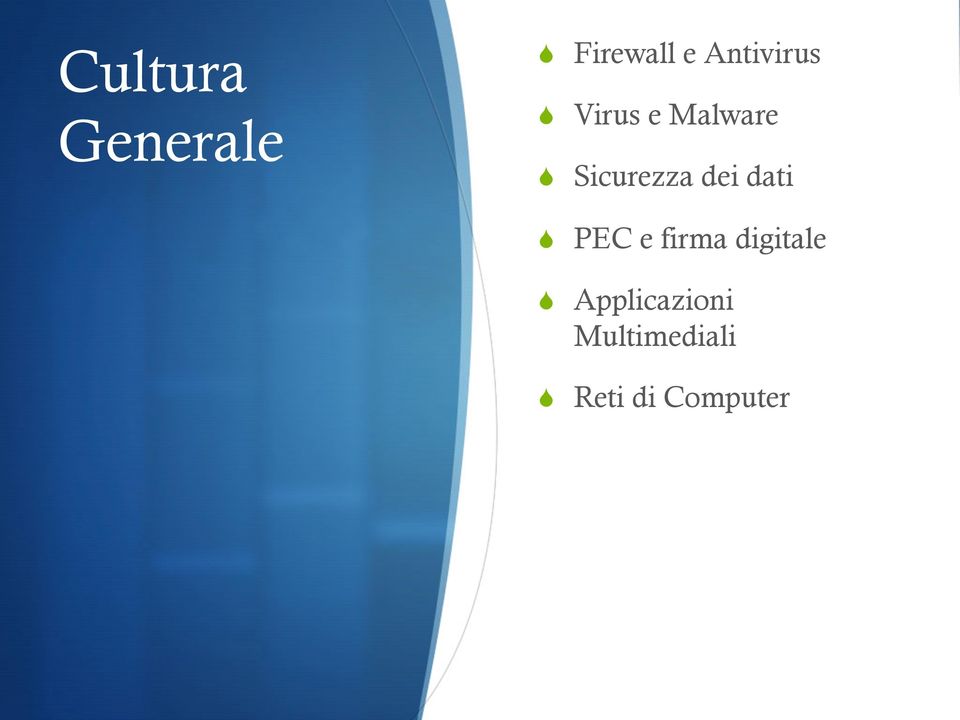 Sicurezza dei dati S PEC e firma