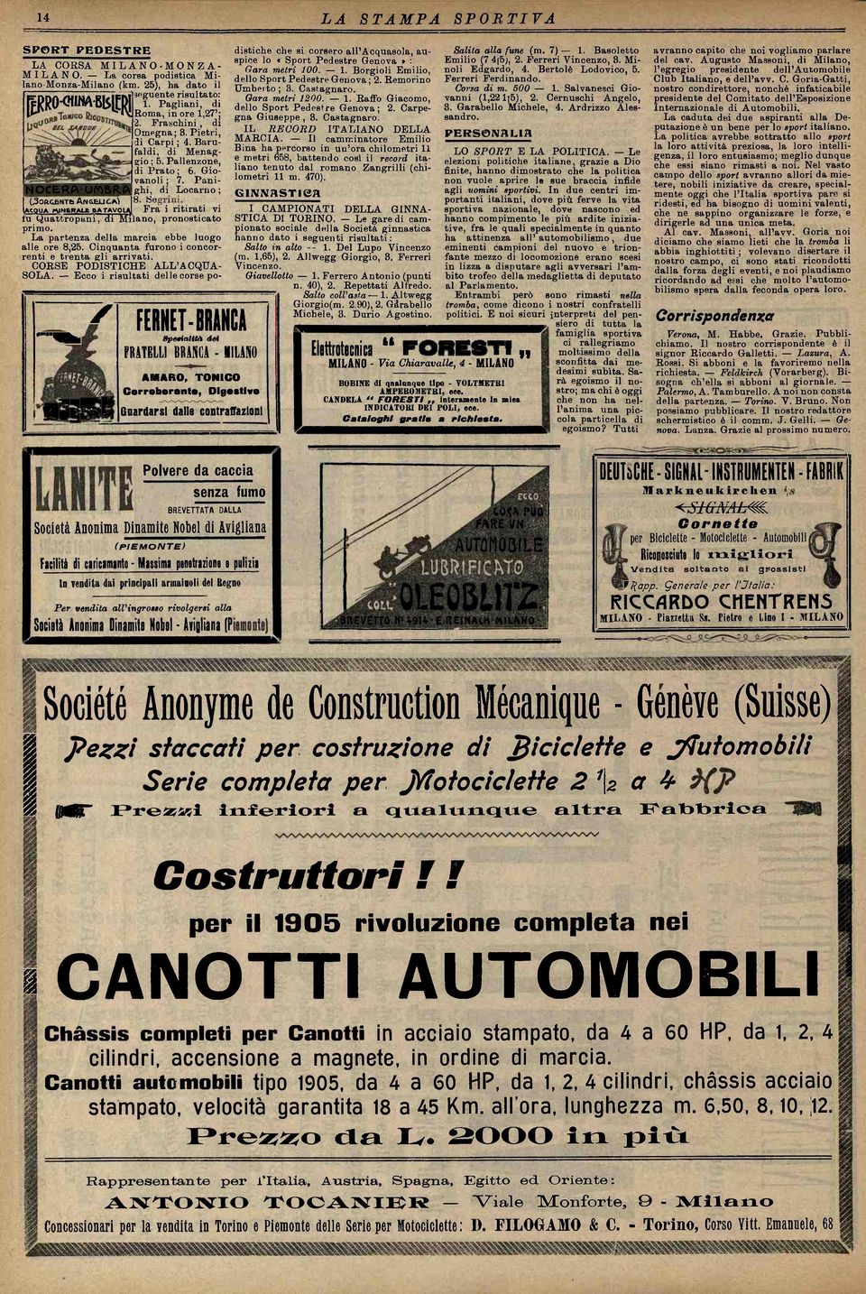 SI (ACQUA SUN RALE DATAVOL^I Fra ì tirati vi fu Quattrpani, di Milan, prnsticat pm. La partenza della marcia ebbe lug alle re 8,25. Cinquanta furn i cncrrenti e trenta gli arvati.