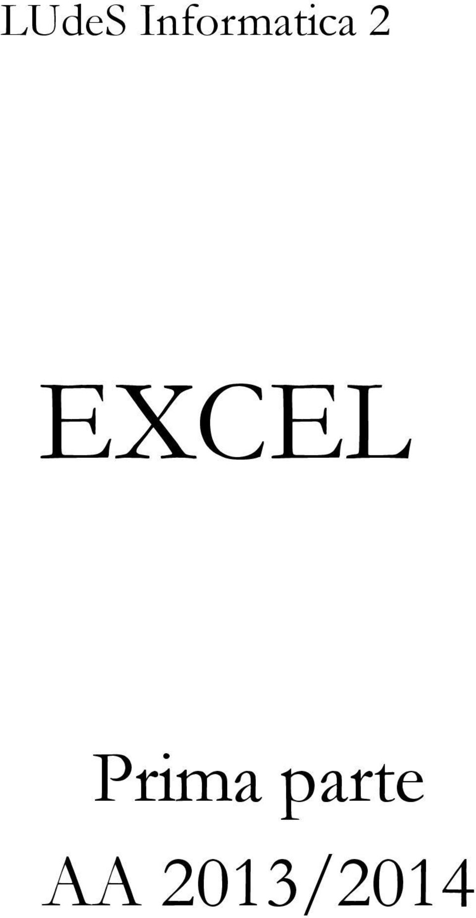 2 EXCEL
