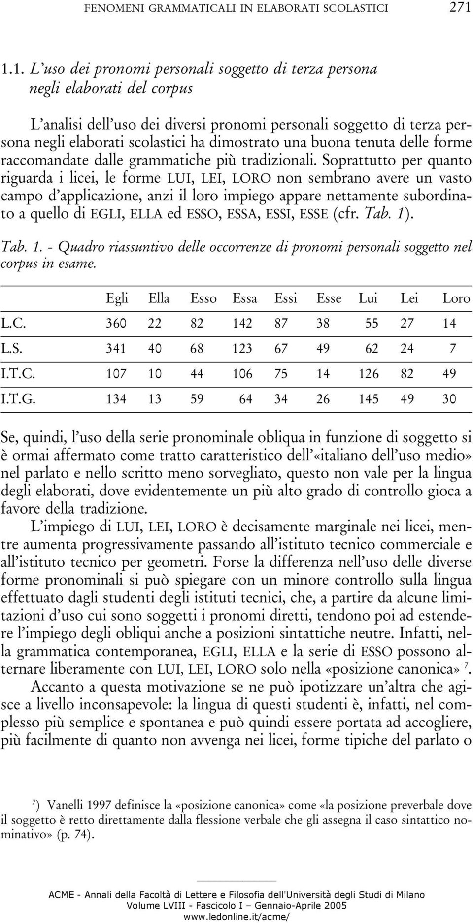 dimostrato una buona tenuta delle forme raccomandate dalle grammatiche più tradizionali.