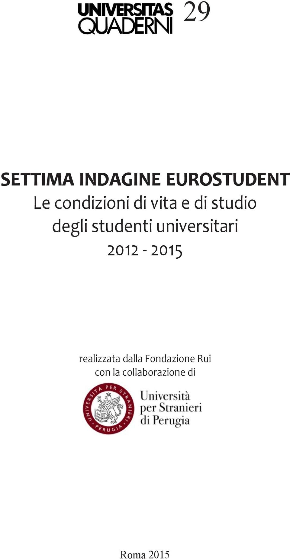 studenti universitari 2012-2015 realizzata