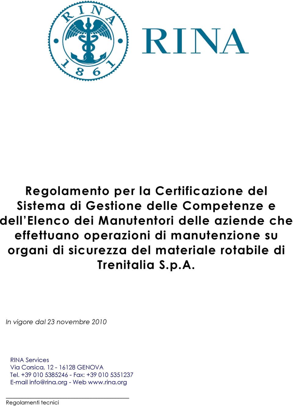 materiale rotabile di Trenitalia S.p.A.