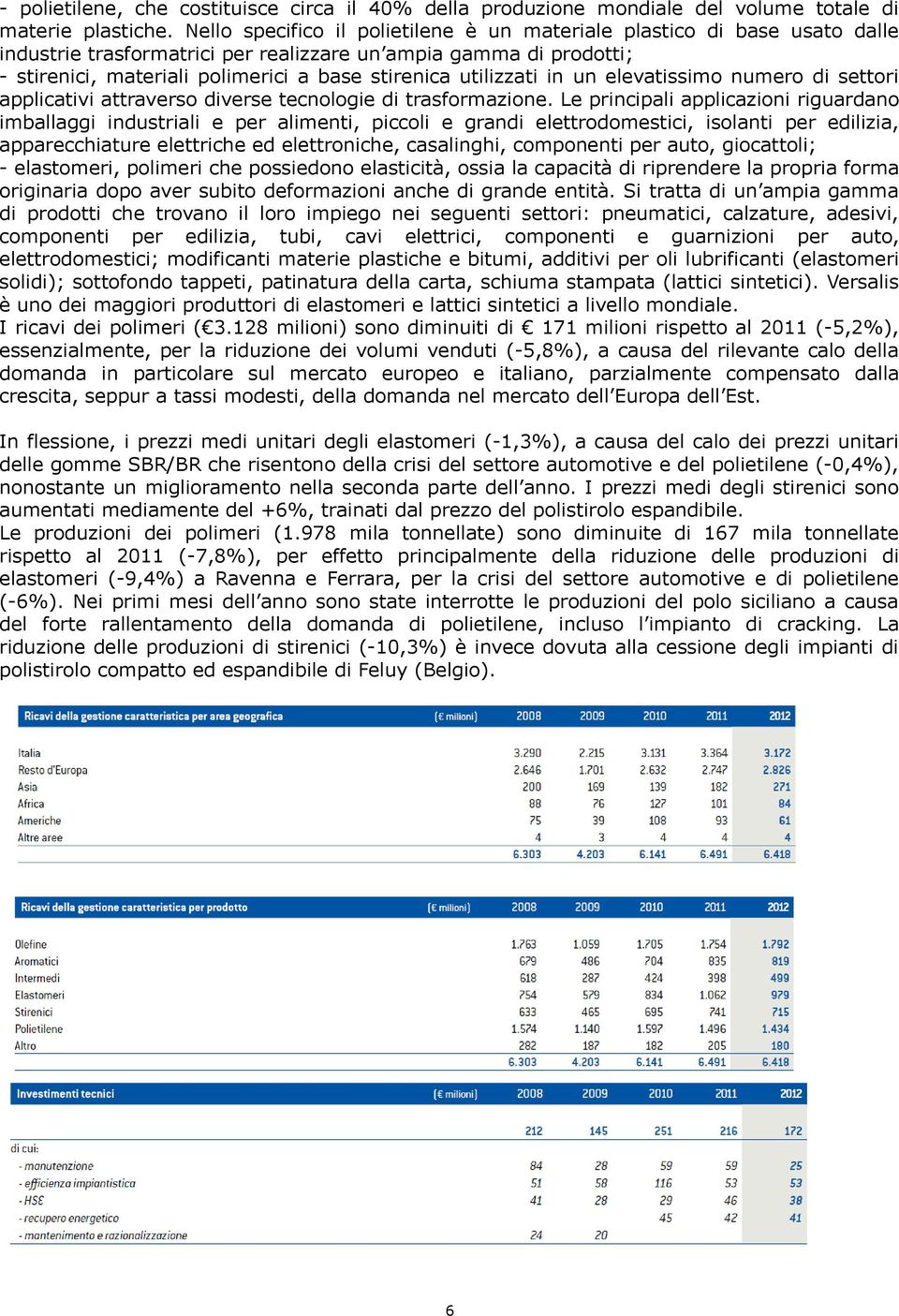 utilizzati in un elevatissimo numero di settori applicativi attraverso diverse tecnologie di trasformazione.