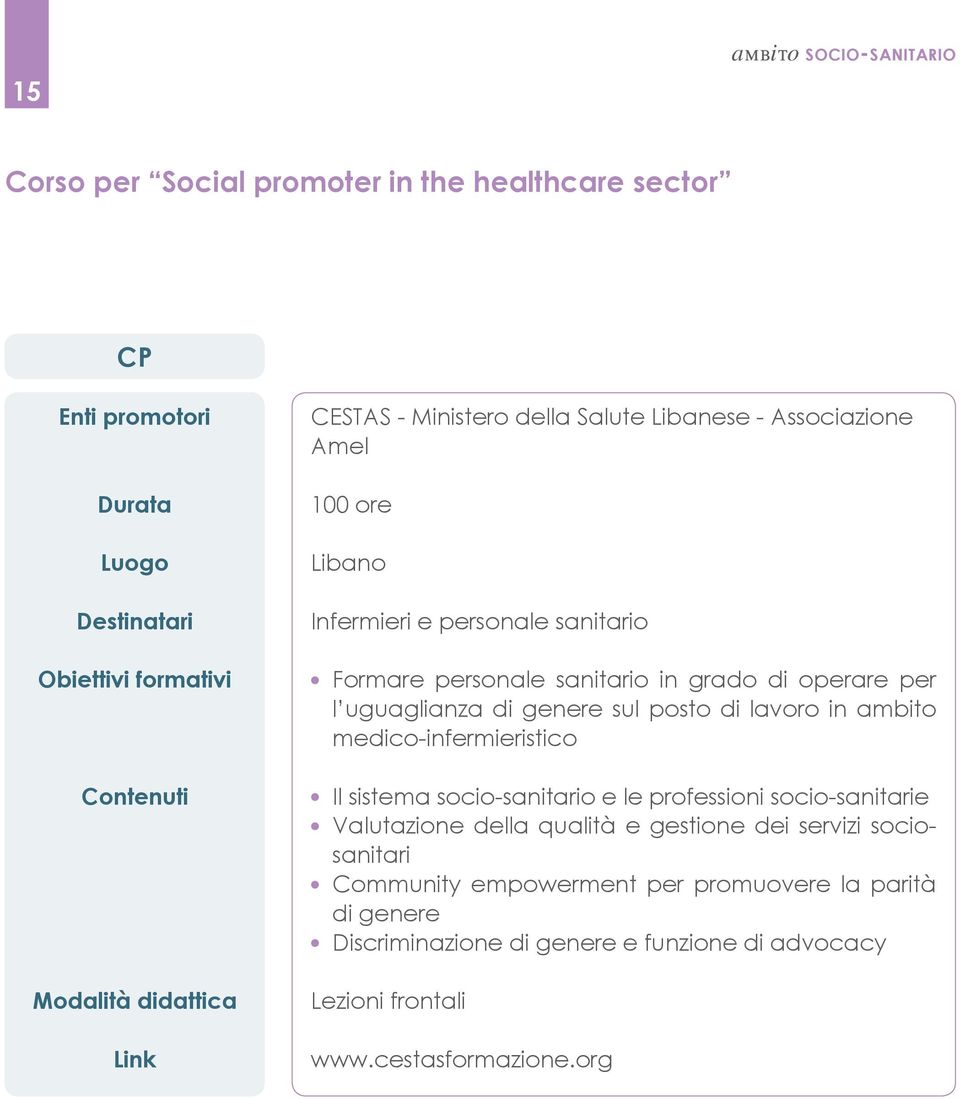 sul posto di lavoro in ambito medico-infermieristico Il sistema socio-sanitario e le professioni socio-sanitarie Valutazione della qualità e