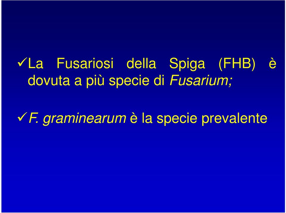 specie di Fusarium; F.