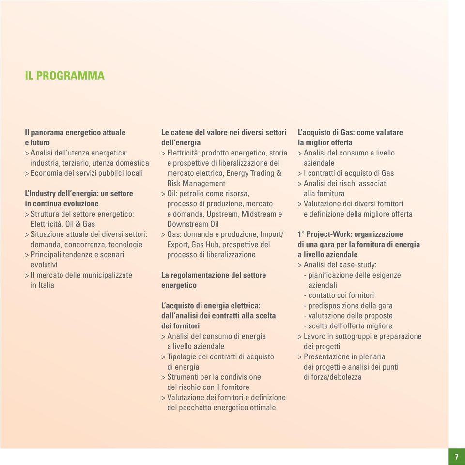 evolutivi > Il mercato delle municipalizzate in Italia Le catene del valore nei diversi settori dell energia > Elettricità: prodotto energetico, storia e prospettive di liberalizzazione del mercato