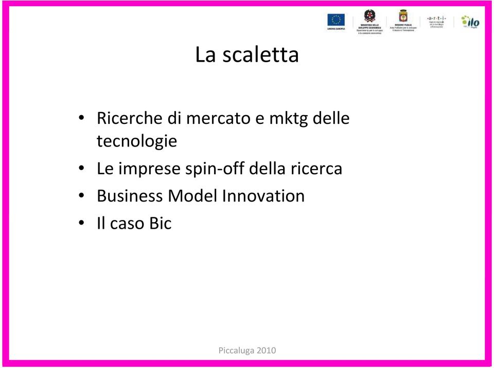 imprese spin-off della ricerca