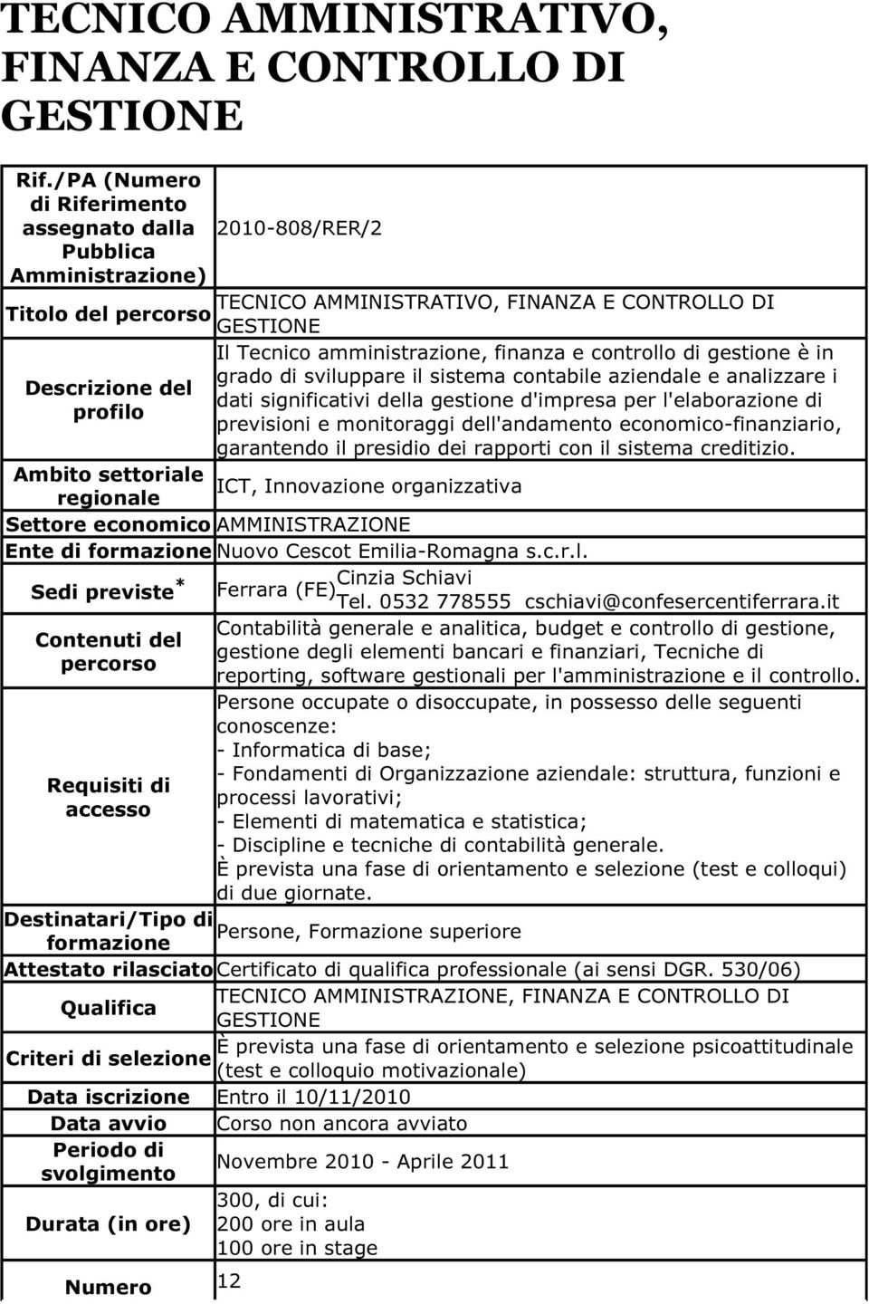 grado di sviluppare il sistema contabile aziendale e analizzare i dati significativi della gestione d'impresa per l'elaborazione di previsioni e monitoraggi dell'andamento economico-finanziario,