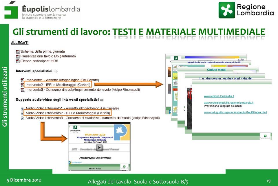 MULTIMEDIALE 5 Dicembre 2012