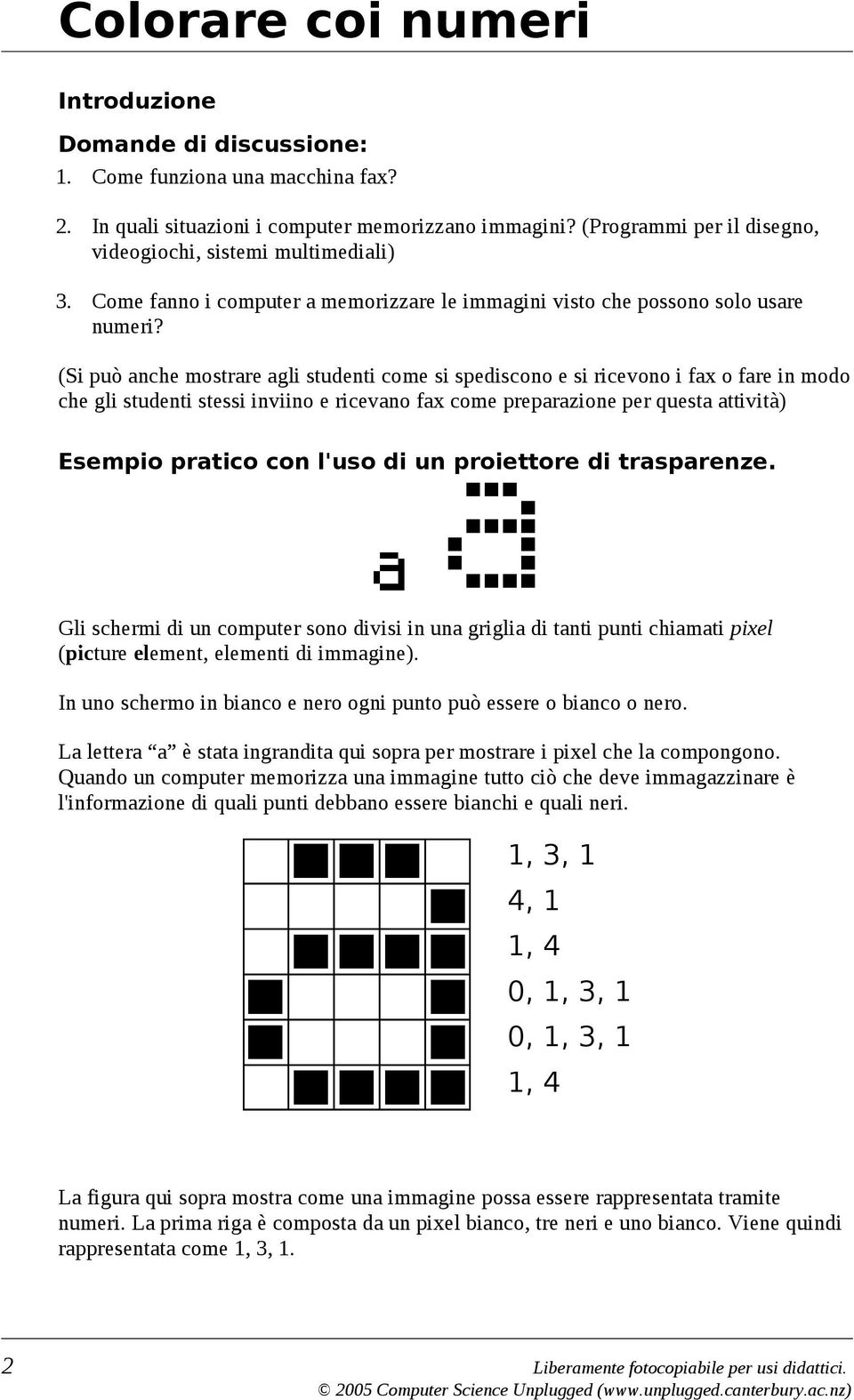 (Si può anche mostrare agli studenti come si spediscono e si ricevono i fax o fare in modo che gli studenti stessi inviino e ricevano fax come preparazione per questa attività) Esempio pratico con