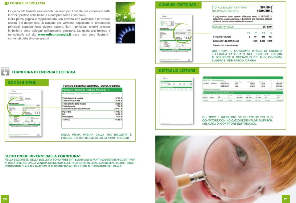 Tutti i principali termini presenti in bolletta sono spiegati nell apposito glossario. La guida alla bolletta è consultabile sul sito www.edisonenergia.