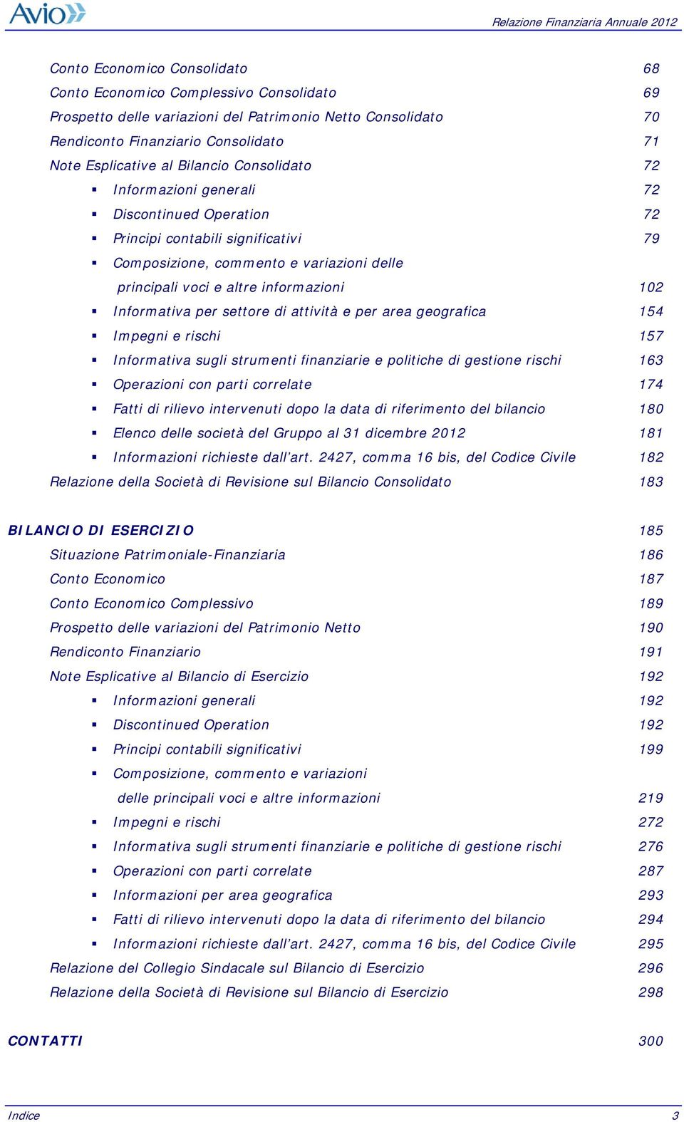 attività e per area geografica 154 Impegni e rischi 157 Informativa sugli strumenti finanziarie e politiche di gestione rischi 163 Operazioni con parti correlate 174 Fatti di rilievo intervenuti dopo