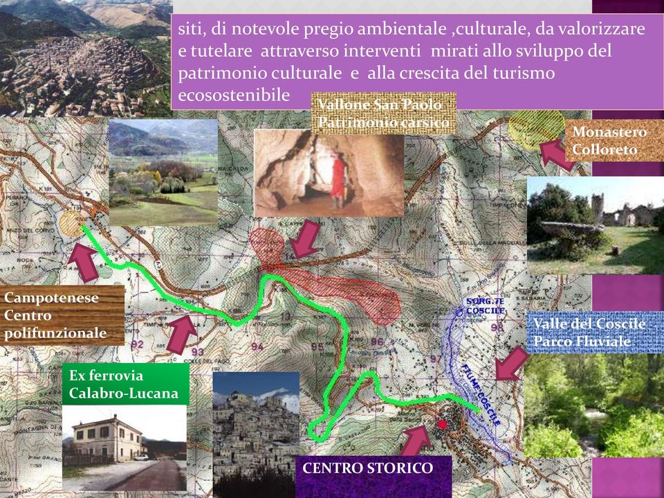 ecosostenibile Vallone San Paolo Patrimonio carsico Monastero Colloreto Campotenese