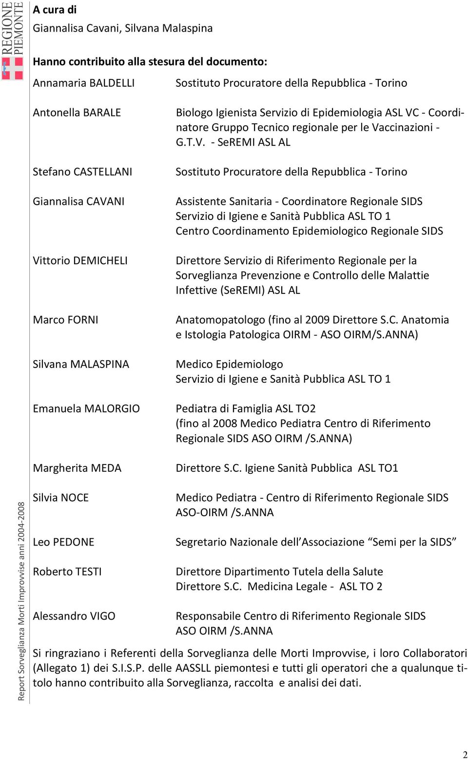 regionale per le Va