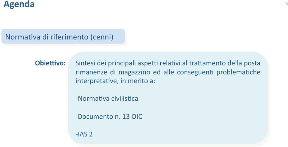 rimanenze di magazzino ed alle conseguen* problema*che