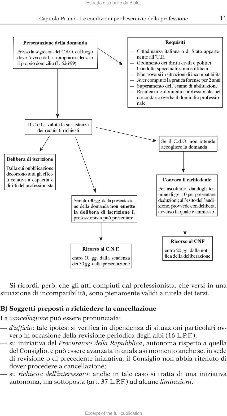 B) Soggetti preposti a richiedere la cancellazione La cancellazione può essere pronunciata: d ufficio: tale ipotesi si verifica in dipendenza di situazioni particolari ovvero in occasione della