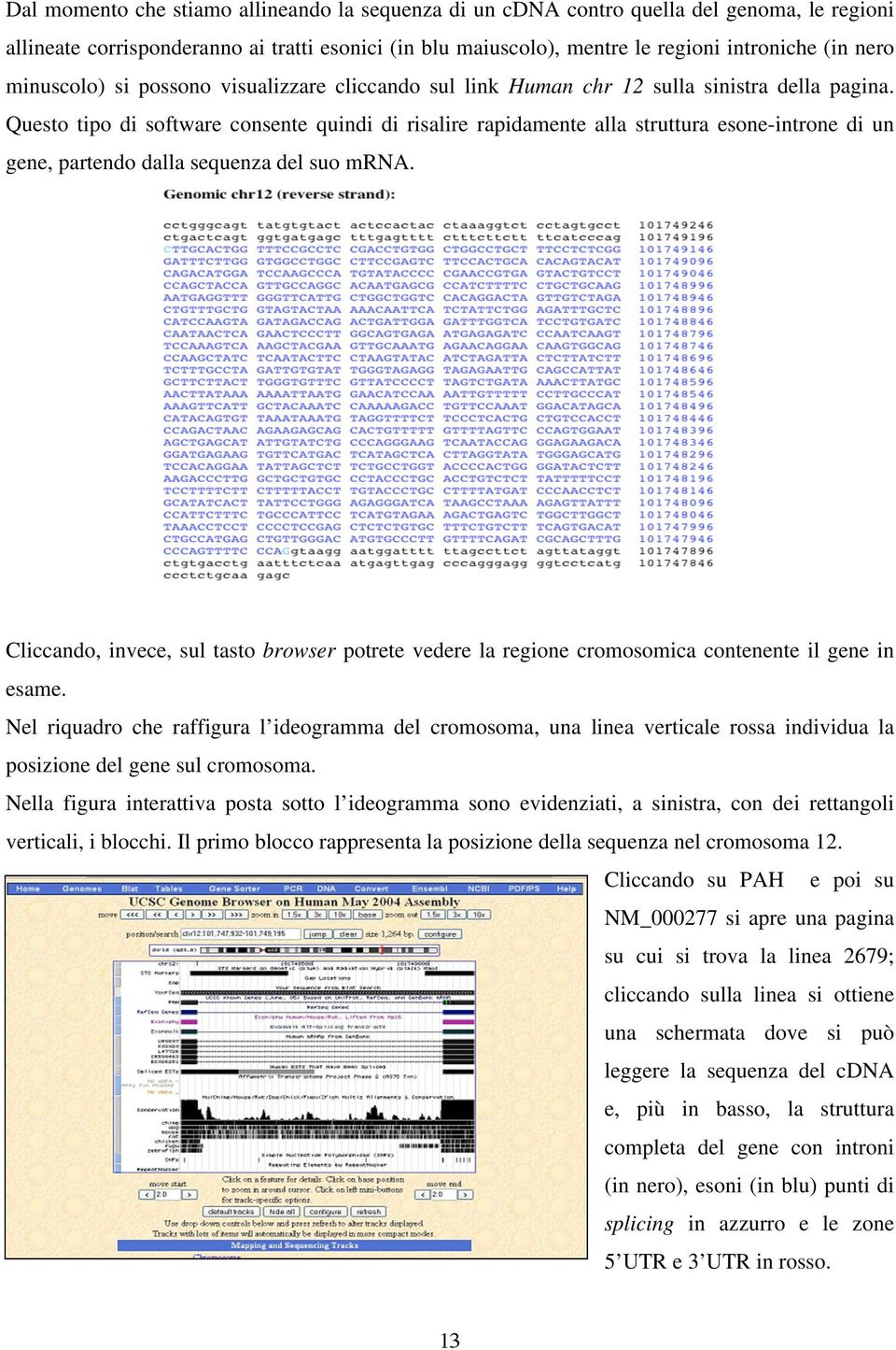 Questo tipo di software consente quindi di risalire rapidamente alla struttura esone-introne di un gene, partendo dalla sequenza del suo mrna.