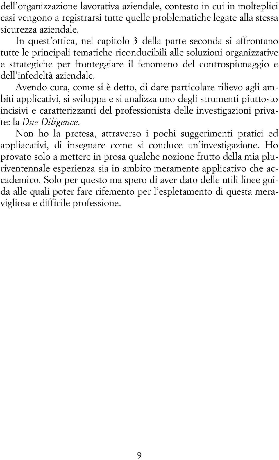 controspionaggio e dell infedeltà aziendale.