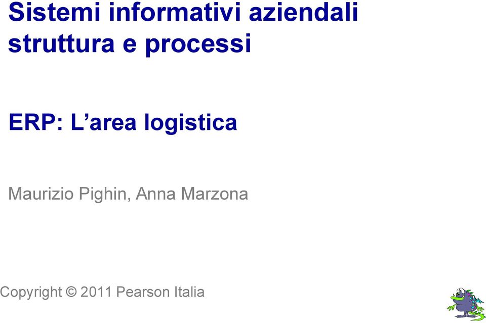 processi ERP: L area