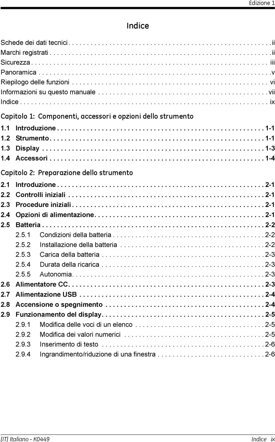 .................................................... vi Informazioni su questo manuale.............................................. vii Indice.