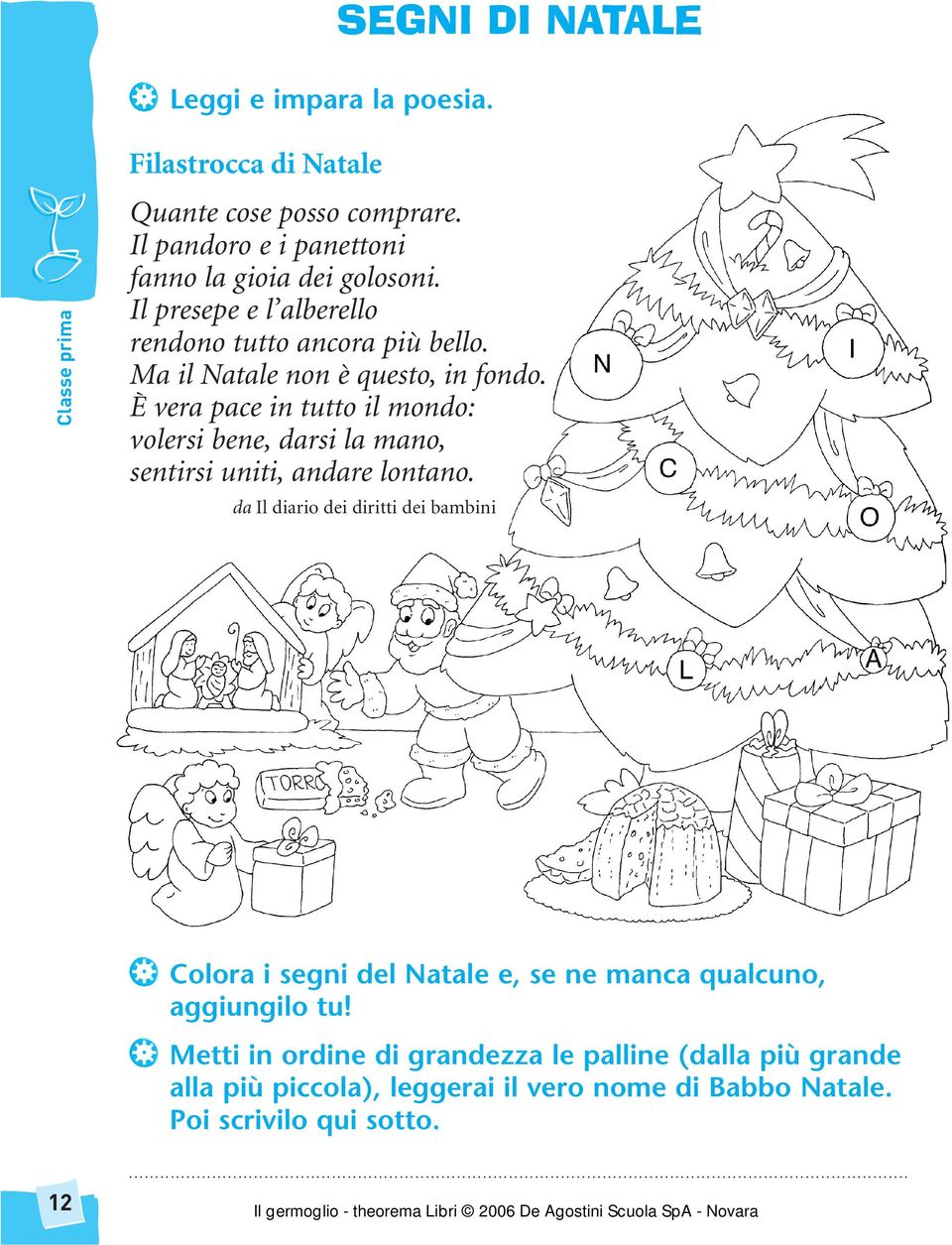Poesie Di Natale Scuola Primaria Classe Prima.Religione Cattolica Per La Scuola Primaria Laboratorio Pdf Free Download