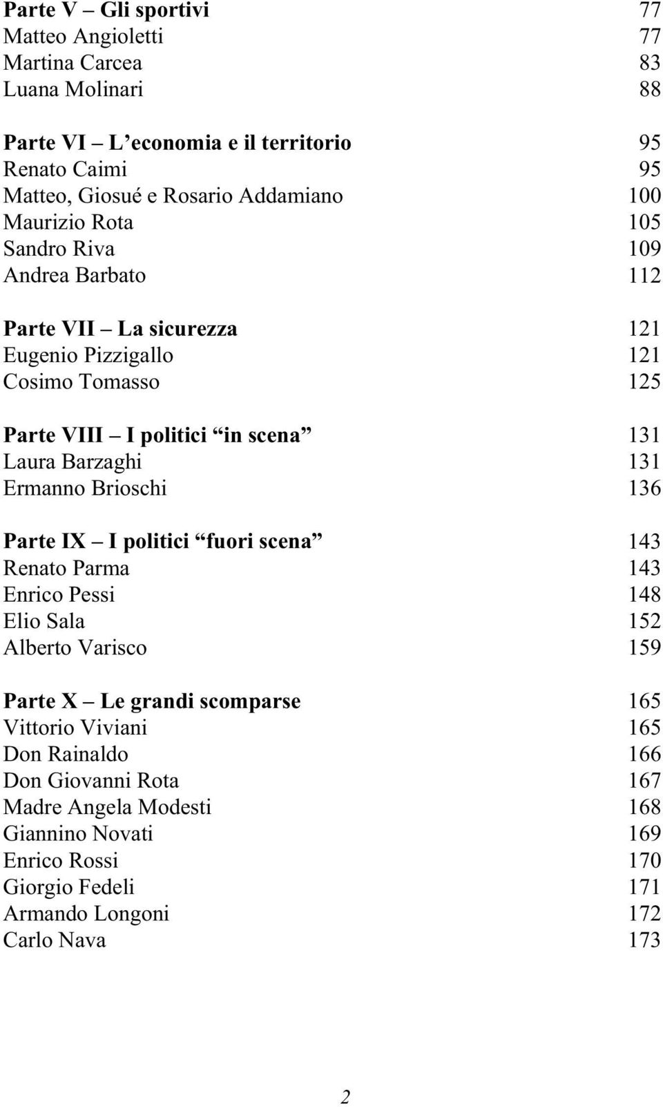 fuori scena Renato Parma Enrico Pessi Elio Sala Alberto Varisco Parte X Le grandi scomparse Vittorio Viviani Don Rainaldo Don Giovanni Rota Madre Angela Modesti Giannino