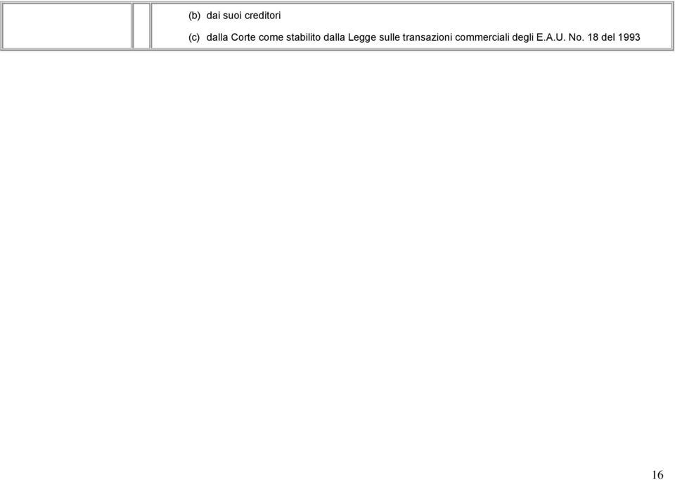 dalla Legge sulle transazioni