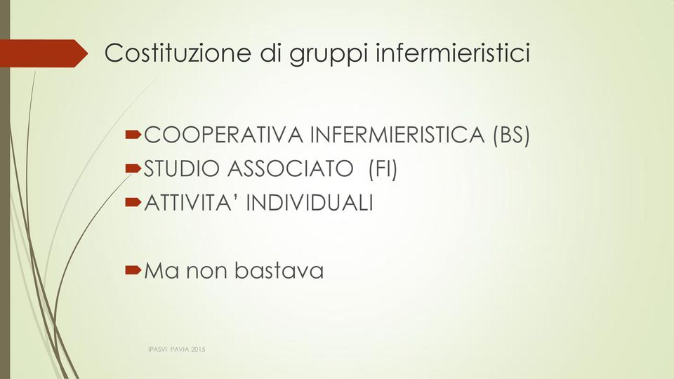 INFERMIERISTICA (BS) STUDIO