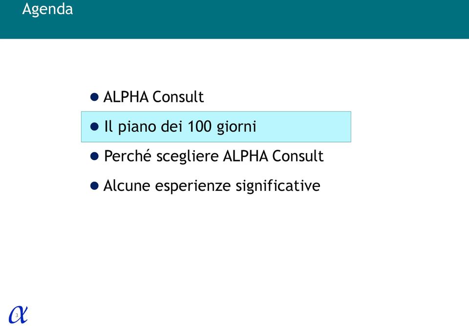 scegliere ALPHA Consult