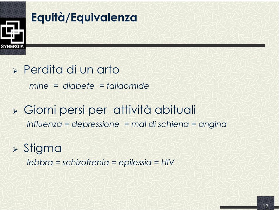 abituali influenza = depressione = mal di schiena =