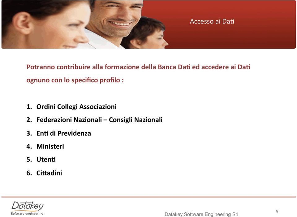 1. Ordini Collegi Associazioni 2.