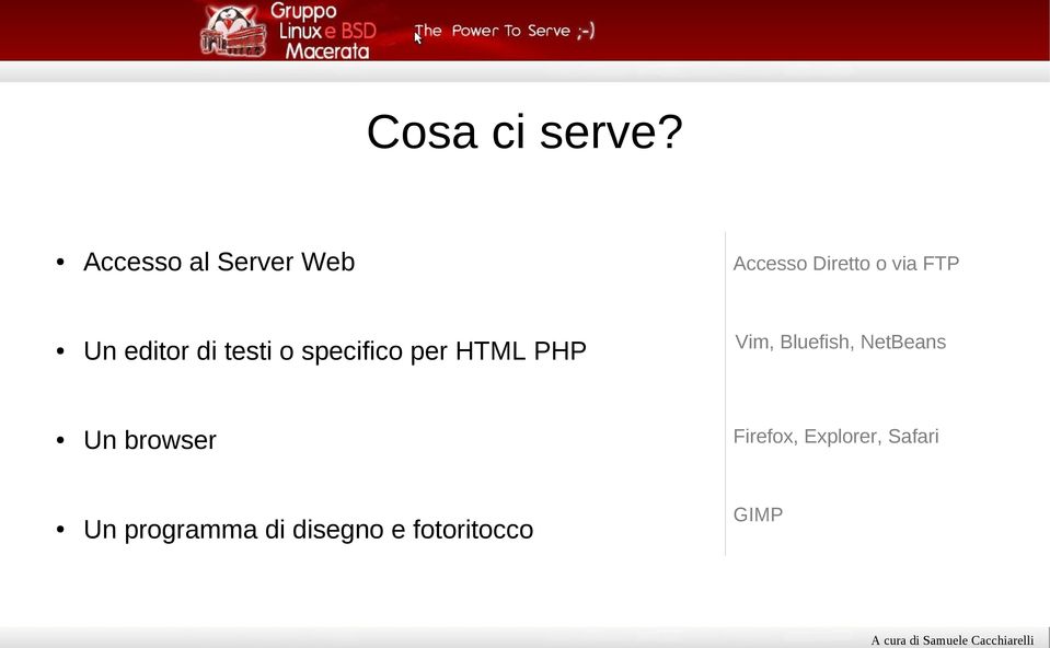 editor di testi o specifico per HTML PHP Vim,