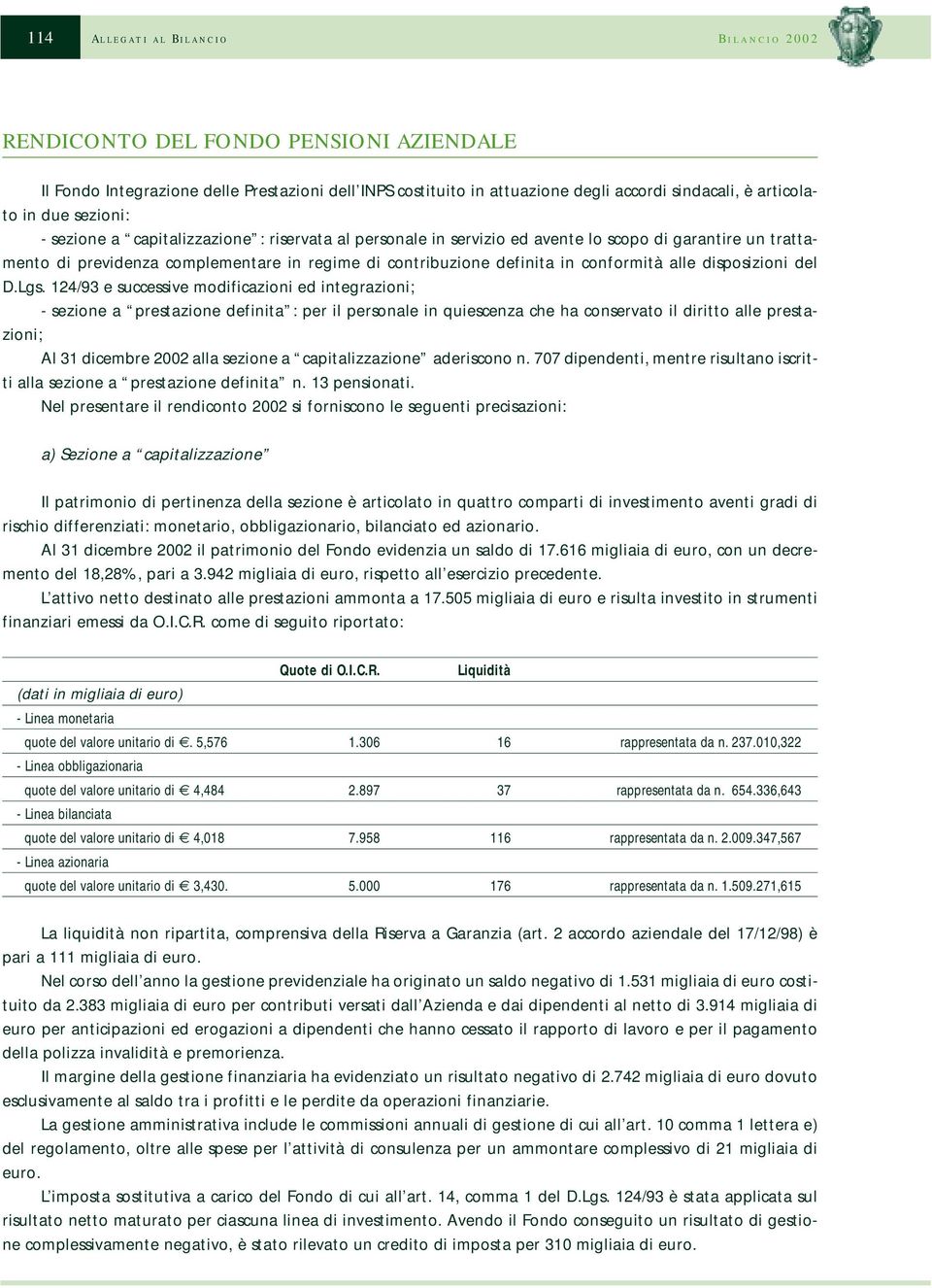 alle disposizioni del D.Lgs.