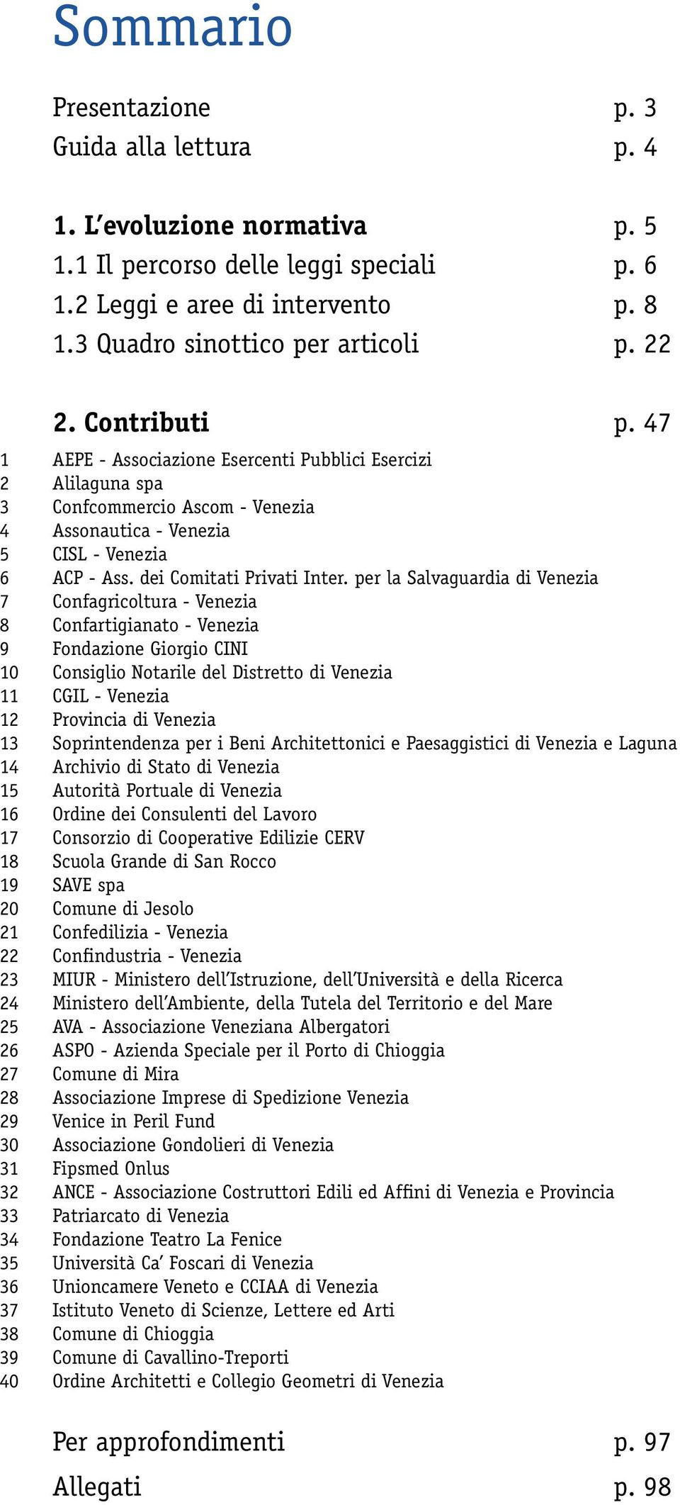 dei Comitati Privati Inter.