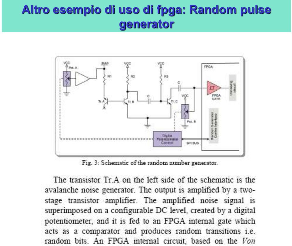 uso di fpga: