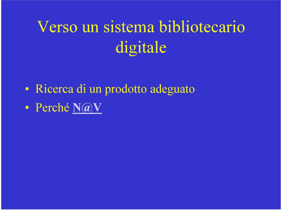 digitale Ricerca di