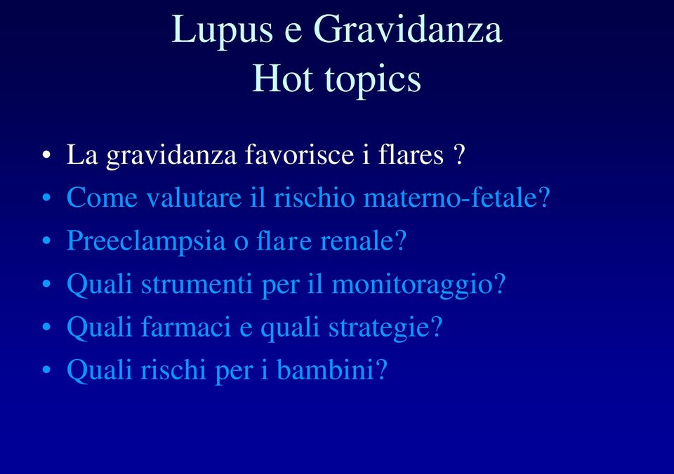 Preeclampsia o flare renale?