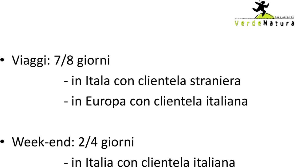 clientela italiana Week-end: 2/4