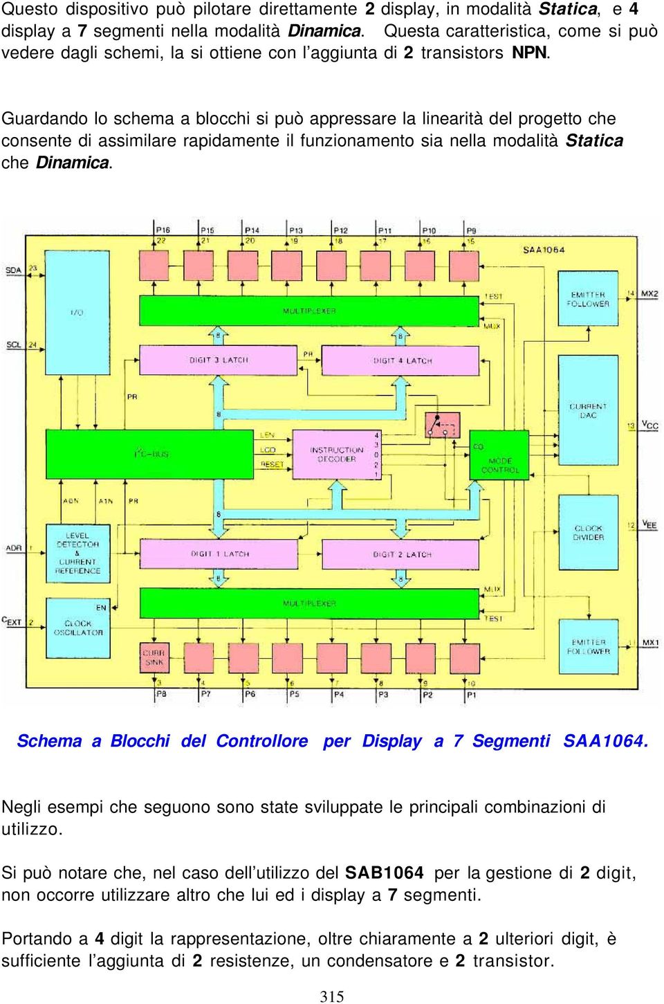 Guardando lo schema a blocchi si può appressare la linearità del progetto che consente di assimilare rapidamente il funzionamento sia nella modalità Statica che Dinamica.