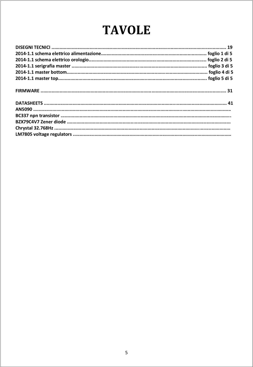 1 master bottom... foglio 4 di 5 2014-1.1 master top... foglio 5 di 5 FIRMWARE... 31 DATASHEETS.