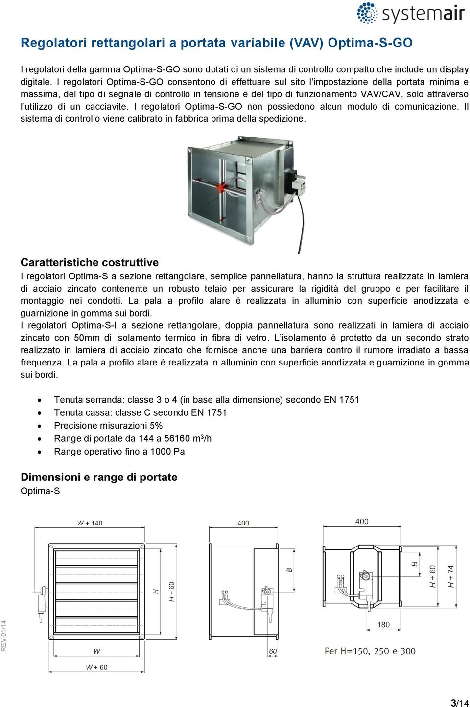 attraverso l utilizzo di un cacciavite. I regolatori Optima-S-GO non possiedono alcun modulo di comunicazione. Il sistema di controllo viene calibrato in fabbrica prima della spedizione.