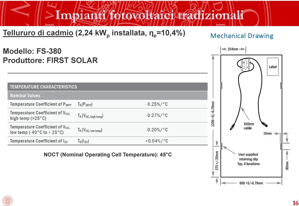 SOLAR Impianti fotovoltaici tradizionali