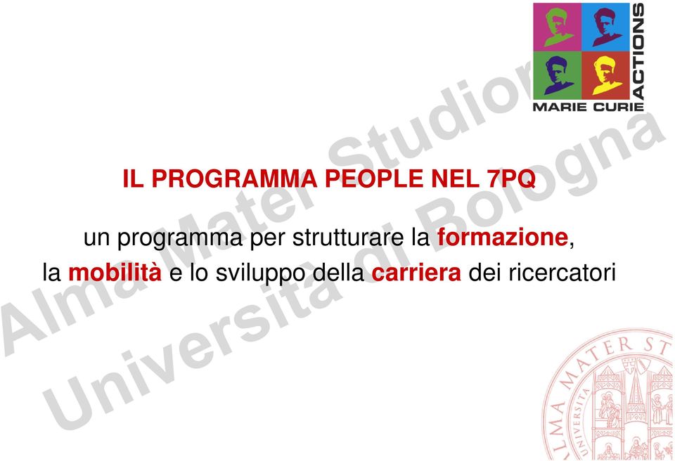 formazione, la mobilità e lo