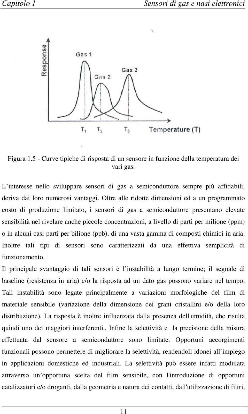 Oltre alle ridotte dimensioni ed a un programmato costo di produzione limitato, i sensori di gas a semiconduttore presentano elevate sensibilità nel rivelare anche piccole concentrazioni, a livello