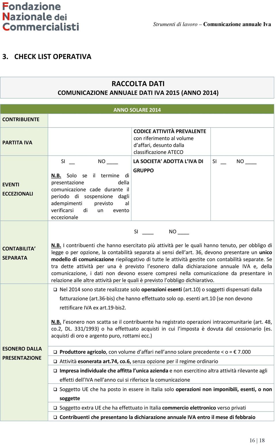 Solo se il termine di presentazione della comunicazione cade durante il periodo di sospensione dagli adempimenti previsto al verificarsi di un evento eccezionale LA SOCIETA ADOTTA L IVA DI GRUPPO SI